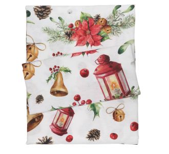 DAS HOME CHRISTMAS RUNNER 45Χ140 0624 ΚΟΚΚΙΝΟ, ΜΠΕΖ, ΧΡΥΣΟ |  Χριστουγεννιάτικες Τραβέρσες στο espiti