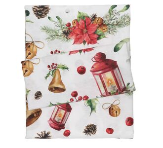 DAS HOME CHRISTMAS RUNNER 45Χ140 0624 ΚΟΚΚΙΝΟ, ΜΠΕΖ, ΧΡΥΣΟ |  Χριστουγεννιάτικες Τραβέρσες στο espiti