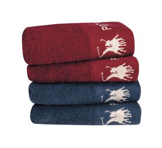 GREENWICH POLO CLUB ΣΕΤ ΠΕΤΣΕΤΕΣ 4 ΤΕΜΑΧΙΩΝ 2673 ΜΠΛΕ, ΜΠΟΡΝΤΩ |  Σετ Πετσέτες στο espiti