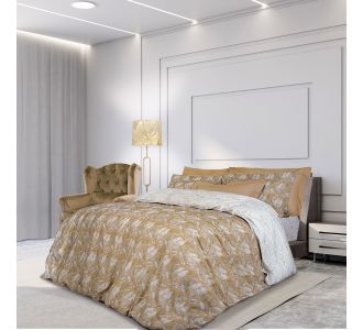 GREENWICH POLO CLUB ΣΕΤ ΣΕΝΤΟΝΙΑ ΜΟΝΑ 2121 ΛΕΥΚΟ, ΧΡΥΣΟ |  Σεντόνια Υπέρδιπλα / King Size στο espiti