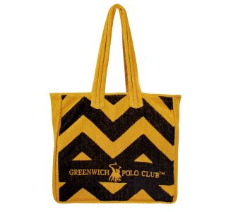 GREENWICH POLO CLUB ΤΣΑΝΤΑ ΘΑΛΑΣΣΗΣ 42Χ45 3650 BLACK, OCHRE |  Τσάντες στο espiti