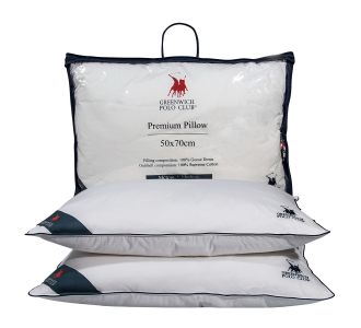 GREENWICH POLO CLUB ΜΑΞΙΛΑΡΙ ΠΟΥΠΟΥΛΕΝΙΟ 50Χ70 ESSENTIAL 2304 WHITE |  Μαξιλάρια Υπνου στο espiti