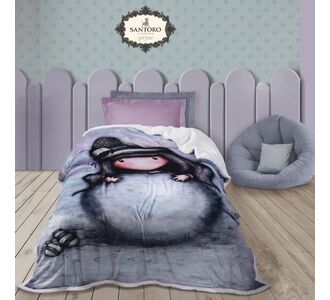 SANTORO GORJUSS 5033 ΚΟΥΒΕΡΤΑ FLEECE SHERPA 160X220 THE SNOW GIRL ΓΚΡΙ |  Κουβέρτες Παιδικές στο espiti
