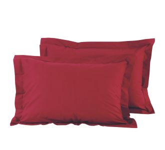 DAS HOME 1014 ΖΕΥΓΟΣ ΜΑΞΙΛΑΡΟΘΗΚΕΣ BORDEAUX BORDEAUX |  Μαξιλαροθήκες Απλές στο espiti