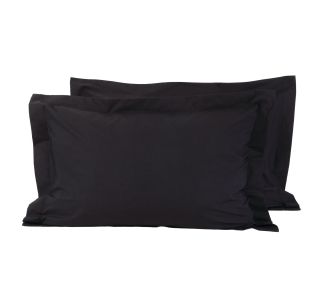 DAS HOME 1015 ΖΕΥΓΟΣ ΜΑΞΙΛΑΡΟΘΗΚΕΣ BLACK BLACK |  Μαξιλαροθήκες Απλές στο espiti