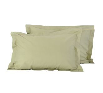 DAS HOME 1016 ΖΕΥΓΟΣ ΜΑΞΙΛΑΡΟΘΗΚΕΣ GREEN OLIVE GREEN OLIVE |  Μαξιλαροθήκες Απλές στο espiti