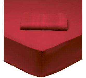 DAS HOME 1014 ΣΕΝΤΟΝΙ ΜΟΝΟ ΜΕ ΛΑΣΤΙΧΟ BORDEAUX BORDEAUX |  Σεντόνια Υπέρδιπλα / King Size στο espiti