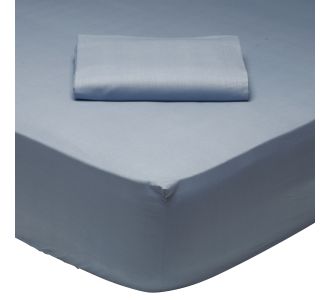 DAS HOME 1006 ΣΕΝΤΟΝΙ ΥΠΕΡΔΙΠΛΟ ΜΕ ΛΑΣΤΙΧΟ DUSTY BLUE DUSTY BLUE |  Σεντόνια Υπέρδιπλα / King Size στο espiti