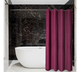 GREENWICH POLO CLUB ΚΟΥΡΤΙΝΑ ΜΠΑΝΙΟΥ 240Χ180 ESSENTIAL 2583 ΜΠΟΡΝΤΩ |  Κουρτίνες Μπάνιου στο espiti