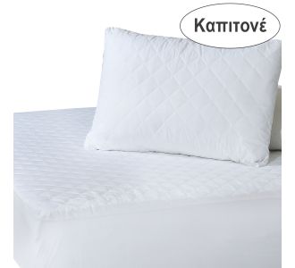DAS HOME 1088 ΕΠΙΣΤΡΩΜΑ 160Χ200+35 ΚΑΠΙΤΟΝΕ WHITE |  Προστατευτικά στρωμάτων στο espiti