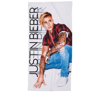 JUSTIN BIEBER 5806 ΠΕΤΣΕΤΑ ΘΑΛΑΣΣΗΣ 70Χ140 ΓΑΛΑΖΙΟ, ΚΟΚΚΙΝΟ |  Πετσέτες Θαλάσσης στο espiti