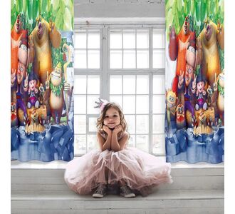 DAS KIDS 2123 ΚΟΥΡΤΙΝΑ ΜΕ ΚΡΙΚΟΥΣ 140Χ280 ΓΚΡΙ, ΚΑΦΕ, ΜΠΕΖ, ΠΡΑΣΙΝΟ |  Ετοιμες παιδικές κουρτίνες στο espiti