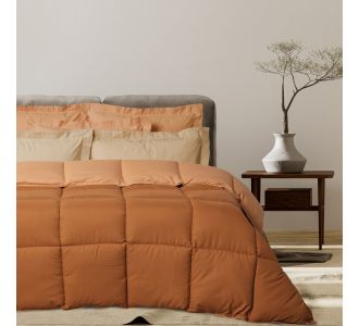 DAS HOME ΠΑΠΛΩΜΑ ΥΠΕΡΔΙΠΛΟ HAPPY 9694 SALMON, TERACOTTA |  Παπλώματα Υπέρδιπλα στο espiti