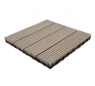 DECK-WPC ΠΛΑΚΑΚΙ ΔΑΠΕΔΟΥ 12mm 30Χ30 L.GREY 180 NewPlan - NewPlan |  Deck - Wpc  στο espiti