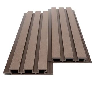 WPC PANEL ΜΕ 3D ΠΗΧΑΚΙΑ 25/176.5mm D.BROWN 8530 NewPlan - NewPlan |  Διακόσμηση τοίχου στο espiti