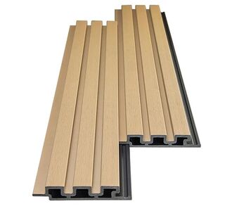 WPC PANEL 2ης ΓΕΝΙΑΣ ΜΕ 3D ΠΗΧΑΚΙΑ 25/147.5mm LIGHT OAK  5550 NewPlan - NewPlan |  Διακόσμηση τοίχου στο espiti