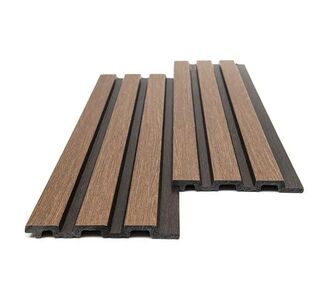 PS PANEL ΜΕ 3D ΠΗΧΑΚΙΑ 11 PIANO 12/122/2900mm GOLDEN OAK/D.BROWN NewPlan - NewPlan |  Διακόσμηση τοίχου στο espiti