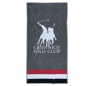 GREENWICH POLO CLUB ΠΕΤΣΕΤΑ ΘΑΛΑΣΣΗΣ 90Χ180 3867 GREY, RED, WHITE |  Πετσέτες Θαλάσσης στο espiti