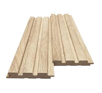 MDF PANEL ΜΕ 3D ΠΗΧΑΚΙΑ 501050 BEAT ST 16/119/2750mm SONOMA OAK NewPlan - NewPlan |  Διακόσμηση τοίχου στο espiti