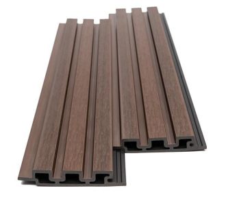 WPC PANEL 2ης ΓΕΝΙΑΣ ΜΕ 3D ΠΗΧΑΚΙΑ 25/147.5mm COFFEE 5530 NewPlan - NewPlan |  Διακόσμηση τοίχου στο espiti