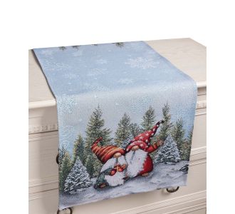 τραβέρσα (40cm x 150cm) SEARCHING GNOMOS 52069788169762 SilkFashion |  Χριστουγεννιάτικα Τραπεζομάντηλα  στο espiti