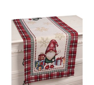 τραβέρσα (47cm x 140cm) SQUARE GNOMES 5206978169861 SilkFashion |  Χριστουγεννιάτικα Τραπεζομάντηλα  στο espiti