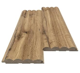 MDF PANEL ΜΕ 3D ΠΗΧΑΚΙΑ 808090 WAVE ST 16/119/2750mm PECAN NewPlan - NewPlan |  Διακόσμηση τοίχου στο espiti