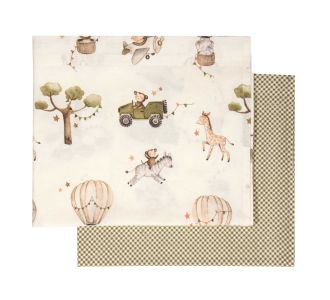 GREENWICH POLO CLUB ΣΕΤ ΣΕΝΤΟΝΙΑ ΛΙΚΝΟΥ ΒΑΒΥ ESSENTIAL 8860 IVORY, OLIVE GREEN |  Βρεφικά Σεντόνια στο espiti