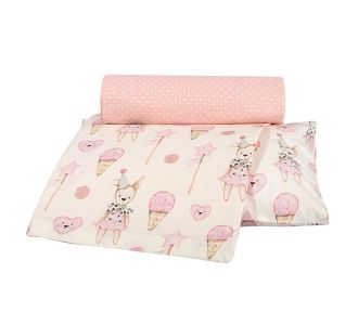 GREENWICH POLO CLUB ΣΕΤ ΣΕΝΤΟΝΙΑ ΚΟΥΝΙΑΣ ESSENTIAL 8859 IVORY, PINK |  Βρεφικά Σεντόνια στο espiti