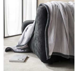 Ριχτάρι Τριθέσιου 180x300cm GOFIS HOME   Fog Grey/Pearl Grey 109/01 |  Ριχτάρια στο espiti