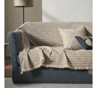 Ριχτάρι Τετραθέσιου 180x350cm GOFIS HOME  Opal Grey 148/15 |  Ριχτάρια στο espiti