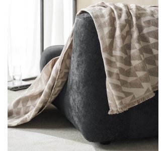 Ριχτάρι Τριθέσιου 180x310cm GOFIS HOME  Beige 156/06 |  Ριχτάρια στο espiti