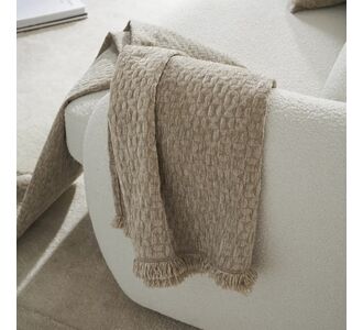 Ριχτάρι Διθέσιου 180x250cm GOFIS HOME  Beige 184/06 |  Ριχτάρια στο espiti