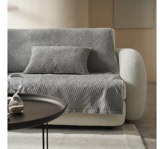 Ριχτάρι Διθέσιου 180x250cm GOFIS HOME  Silver Grey 184/15 |  Ριχτάρια στο espiti