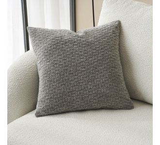 Μαξιλαροθήκη 50x50cm GOFIS HOME  Silver Grey 184/15 |  Μαξιλάρια διακοσμητικά στο espiti