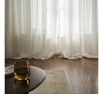 Κουρτίνα με τρουκς 200x280cm GOFIS HOME  Maisy White 507/05 |  Ετοιμες μονοχρωμες κουρτίνες στο espiti