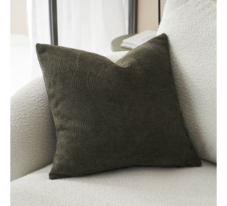 Μαξιλαροθήκη 50x50cm GOFIS HOME  Nimbus Weed Green 447/57 |  Μαξιλάρια διακοσμητικά στο espiti