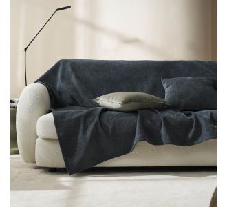 Ριχτάρι Τριθέσιου 180x310cm GOFIS HOME  Nimbus Pearl Grey 447/42 |  Ριχτάρια στο espiti