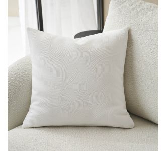Μαξιλαροθήκη 50x50cm GOFIS HOME  Nimbus Polar White 447/26 |  Μαξιλάρια διακοσμητικά στο espiti