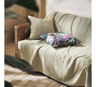 Ριχτάρι Διθέσιου 180x250cm GOFIS HOME  Rabia Green/Mustard 321/11 |  Ριχτάρια στο espiti