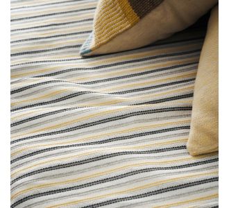 Ριχτάρι Πολυθρόνας 180x180cm GOFIS HOME  Clover Grey/Yellow 334/01 |  Ριχτάρια στο espiti