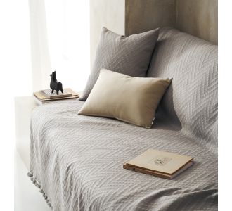 Ριχτάρι Διθέσιου 180x250cm GOFIS HOME  Ori Rock Grey 401/15 |  Ριχτάρια στο espiti