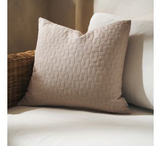 Μαξιλαροθήκη 50x50cm GOFIS HOME  Eliena Warm Beige 402/06 |  Μαξιλάρια διακοσμητικά στο espiti