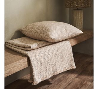 Ριχτάρι Τριθέσιου 180x310cm GOFIS HOME  Quina Beige/Brick 238/03 |  Ριχτάρια στο espiti