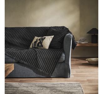 Ριχτάρι Πολυθρόνας 180x180cm GOFIS HOME  Thyra Black Board 273/14 |  Ριχτάρια στο espiti