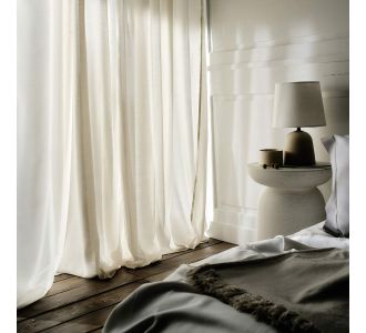 Κουρτίνα με σιρίτι 140x280cm GOFIS HOME  Renata  Beige AW24 506/06 |  Ετοιμες μονοχρωμες κουρτίνες στο espiti