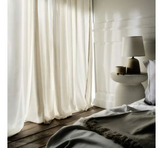 Κουρτίνα με σιρίτι 200x295cm GOFIS HOME  Renata  Beige AW24 506/06 |  Ετοιμες μονοχρωμες κουρτίνες στο espiti