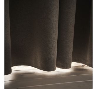 Κουρτίνα συσκότισης  με σιρίτι 155x280cm GOFIS HOME  Nap Elephant Grey AW24 129 |  Ετοιμες μονοχρωμες κουρτίνες στο espiti