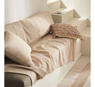 Ριχτάρι Διθέσιου 180x250cm GOFIS HOME  Rathma Wet Sand Beige 375 |  Ριχτάρια στο espiti