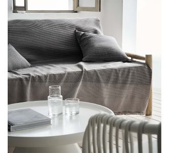 Ριχτάρι Διθέσιου 180x250cm GOFIS HOME  Zebra Rock Grey 302 |  Ριχτάρια στο espiti